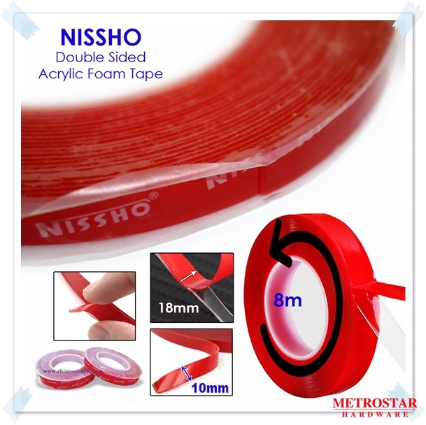 Nissho Super Strong Double Side Acrylic Foam Tape