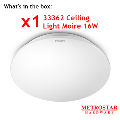  Philips 33362 Ceiling Light Moire 16W