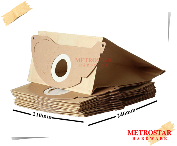 WD2 Paper Filter Bag Karcher Metrostar Hardware