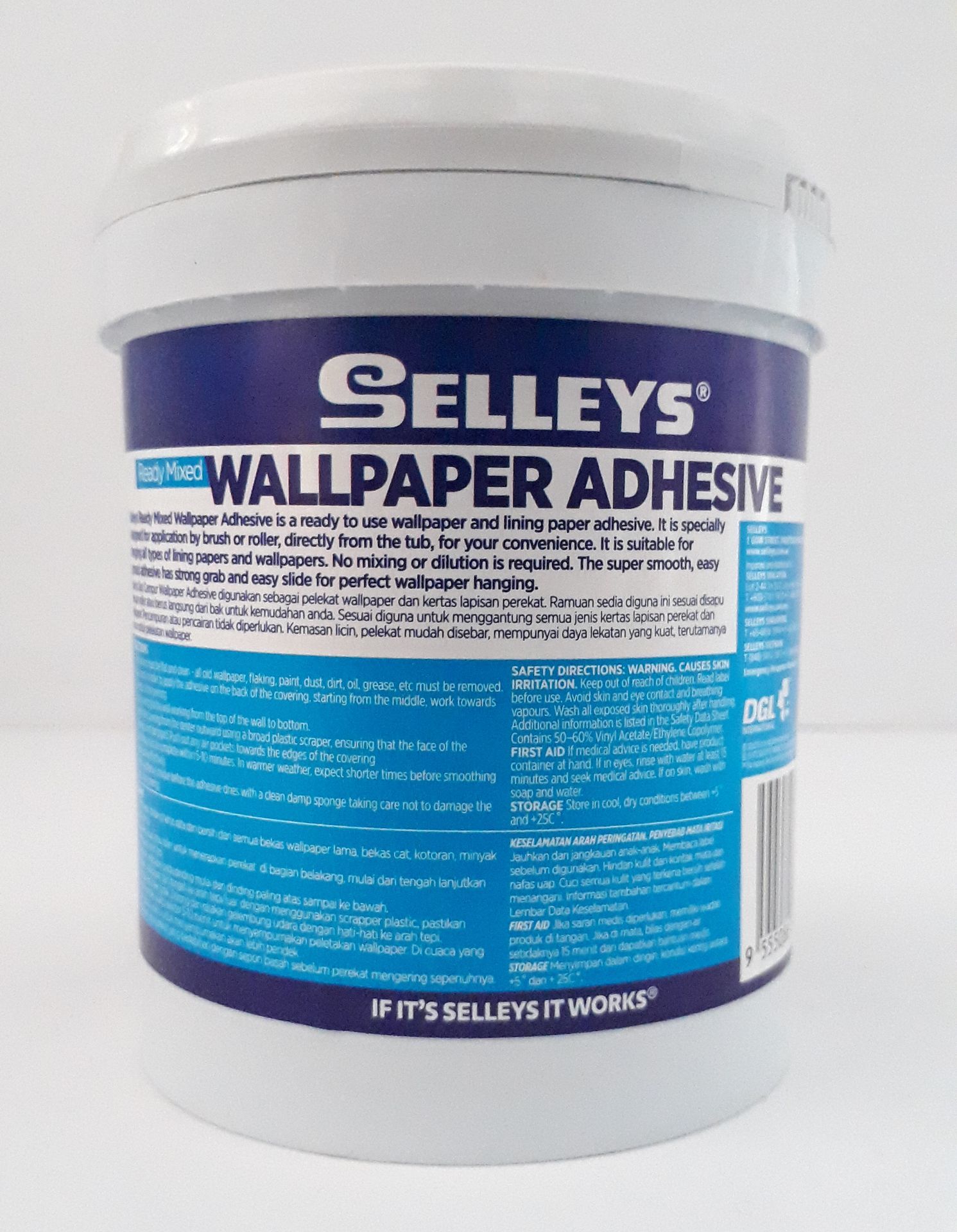 Selleys Ready Mix Wallpaper Adhesive / Glue 1 Litre