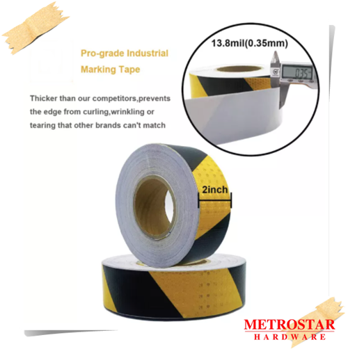 2''/50mm x 5m Self Adhesive Reflecting Tape Lattice Reflective Sticker