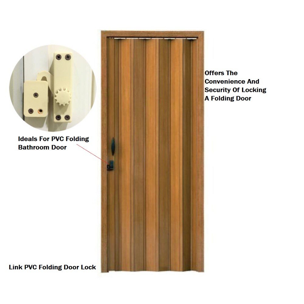 PVC Door Lock Handle For Foldable Folding Door