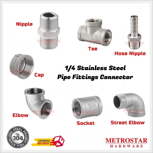 1/4'' Stainless Steel Pipe Fittings Connector