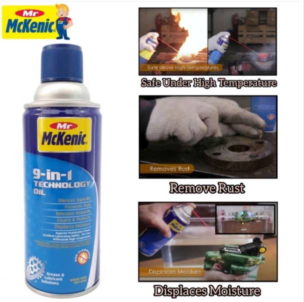 MR MCKENIC 9 IN 1 MULTIPURPOSE TECHNOLOGY NON FLAMMABLE OIL FOR