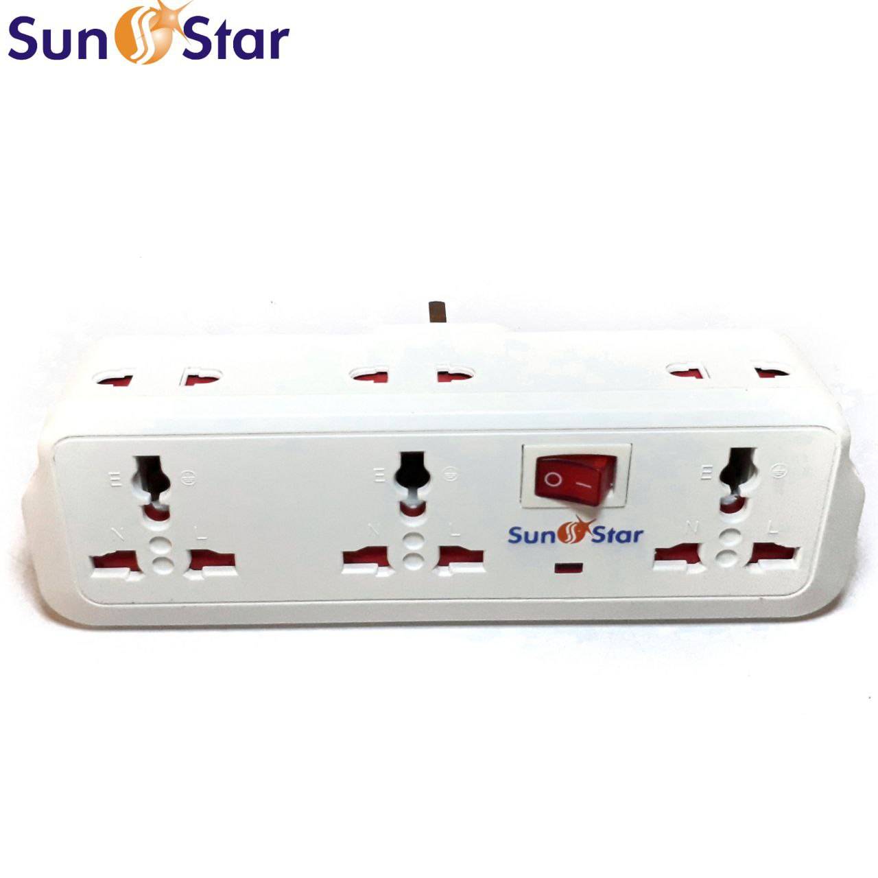 3 GANG INTERNATIONAL UNIVERSAL ADAPTOR PLUG SOCKET FOR MULTIPURPOSE