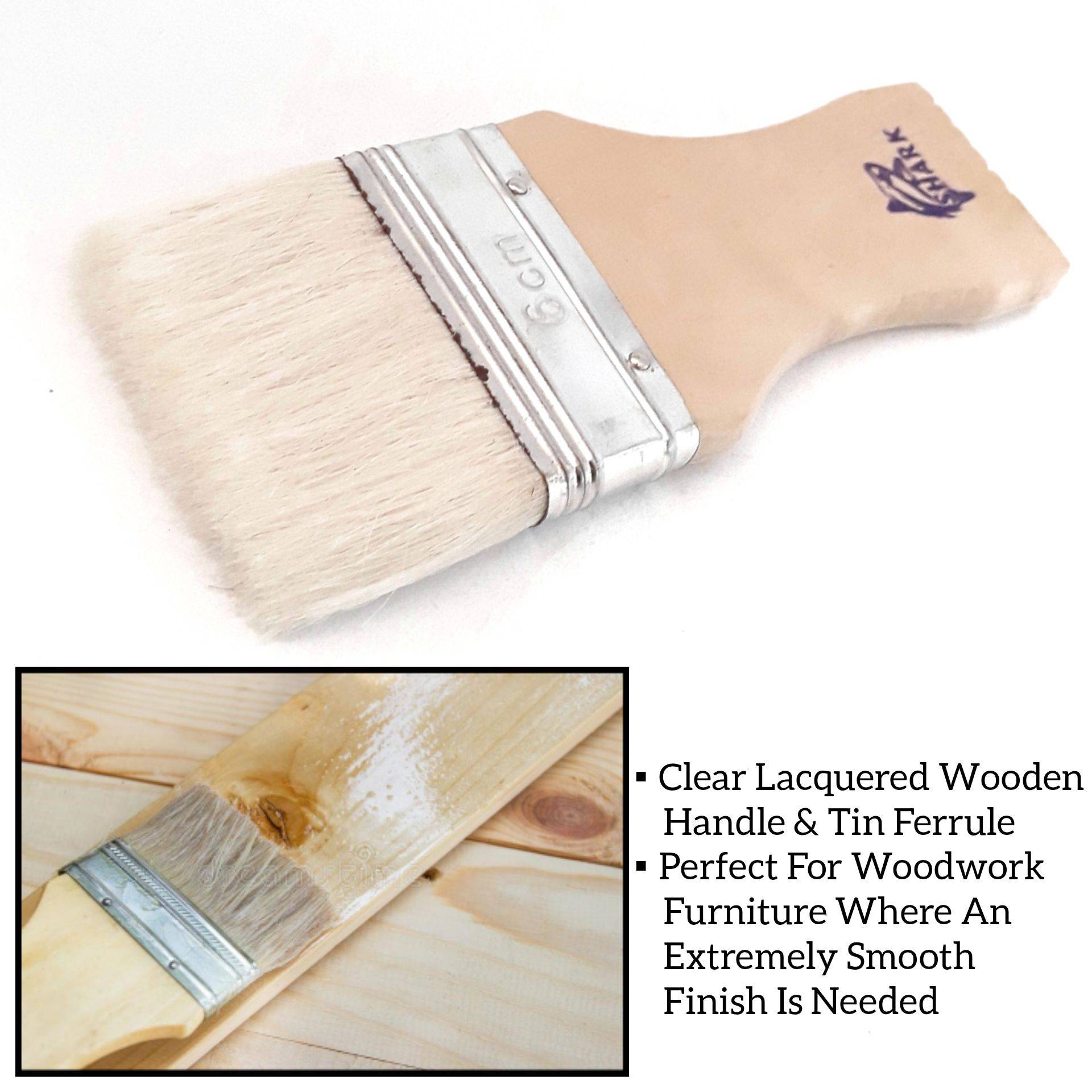VARNISH BRUSH SHELLAC PAINT BRUSH FOR WOOD FURNITURE SHELLAC