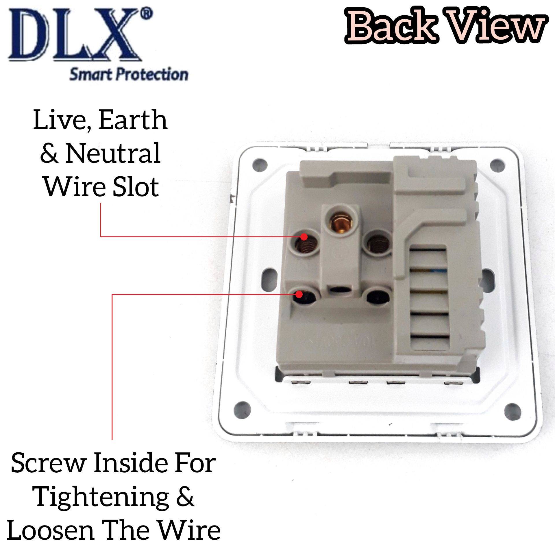 DLX UNIVERSAL INTERNATIONAL WALL SWITCH SOCKET WITH 2 USB PORT 2100MA