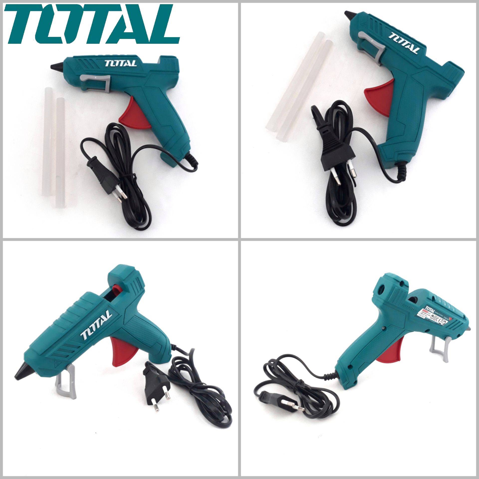 TOTAL 100W HEAVY DUTY ELECTRIC HOT GLUE GUN FOR DECORATION FLOWER AND