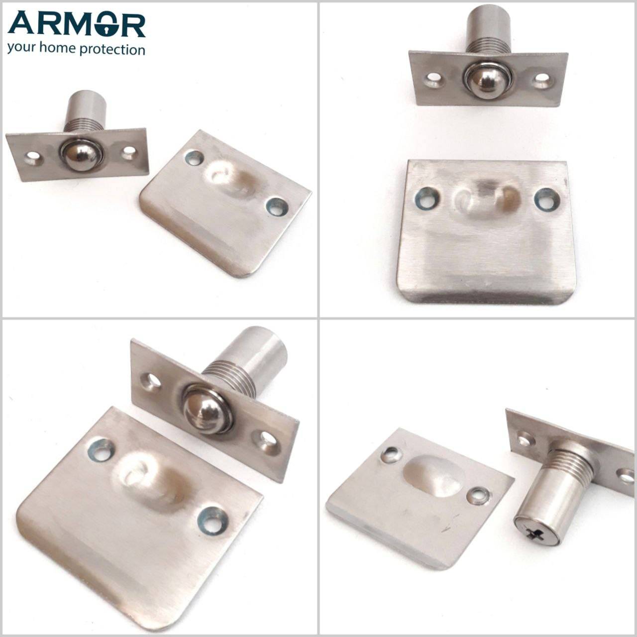 ARMOR DOOR ROLLER BALL CATCH LOCK FOR HOUSE DOOR LOCK SECURITY HARDWARE