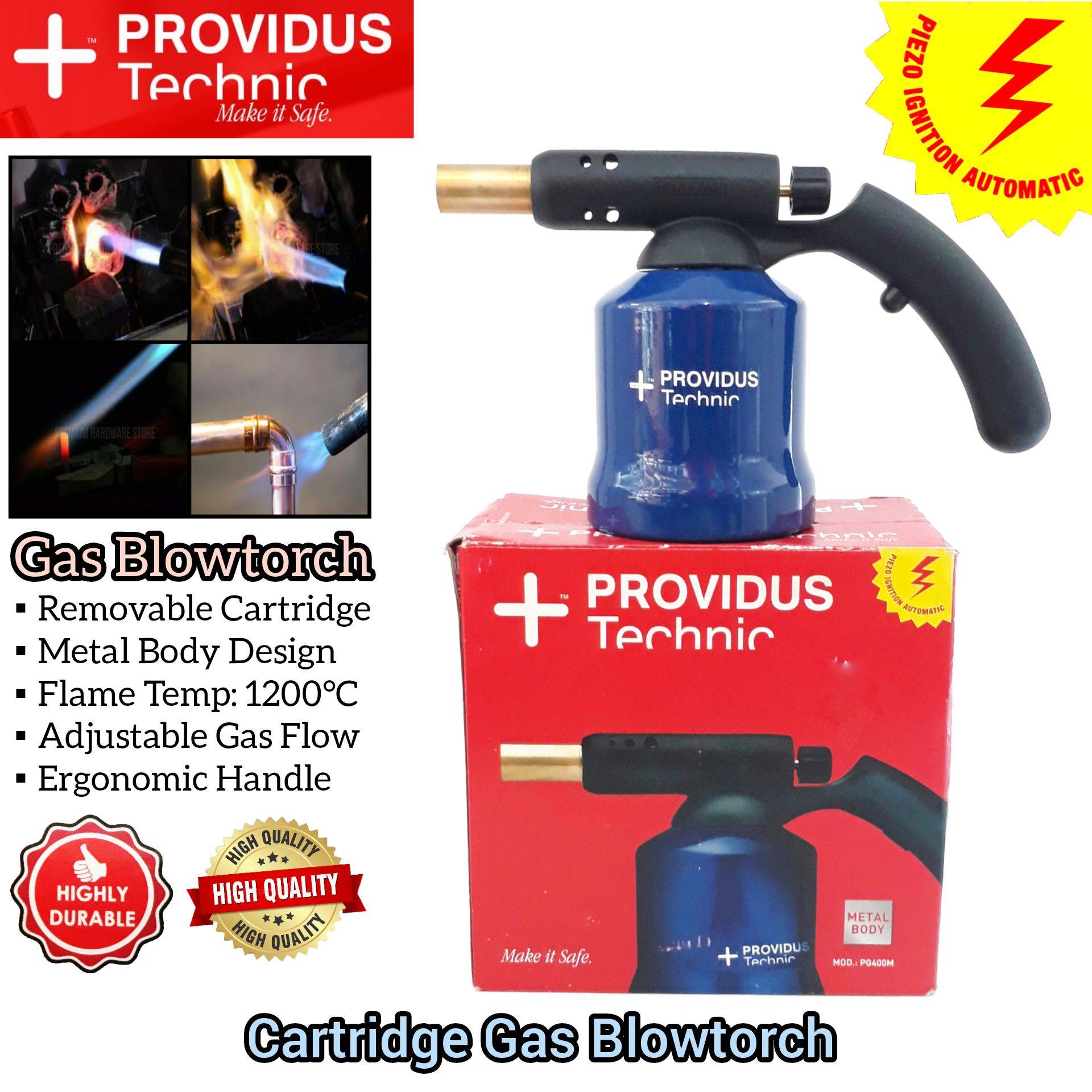 PROVIDUS TECHNIC CARTRIDGE GAS BLOWTORCH