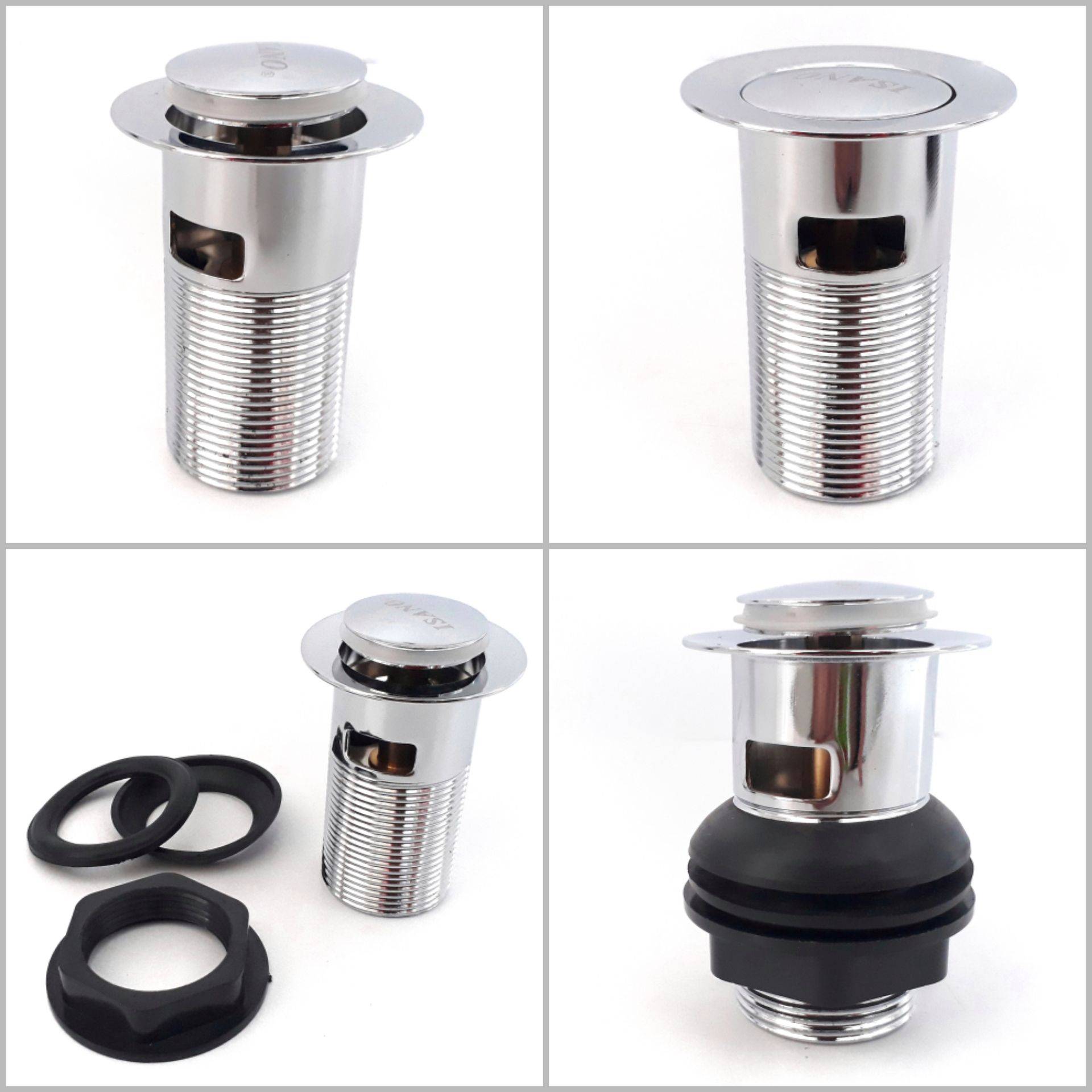 11/4 INCH POP UP BASIN WASTE WITH OVERFLOW HOLE FOR BASIN SINKS IN