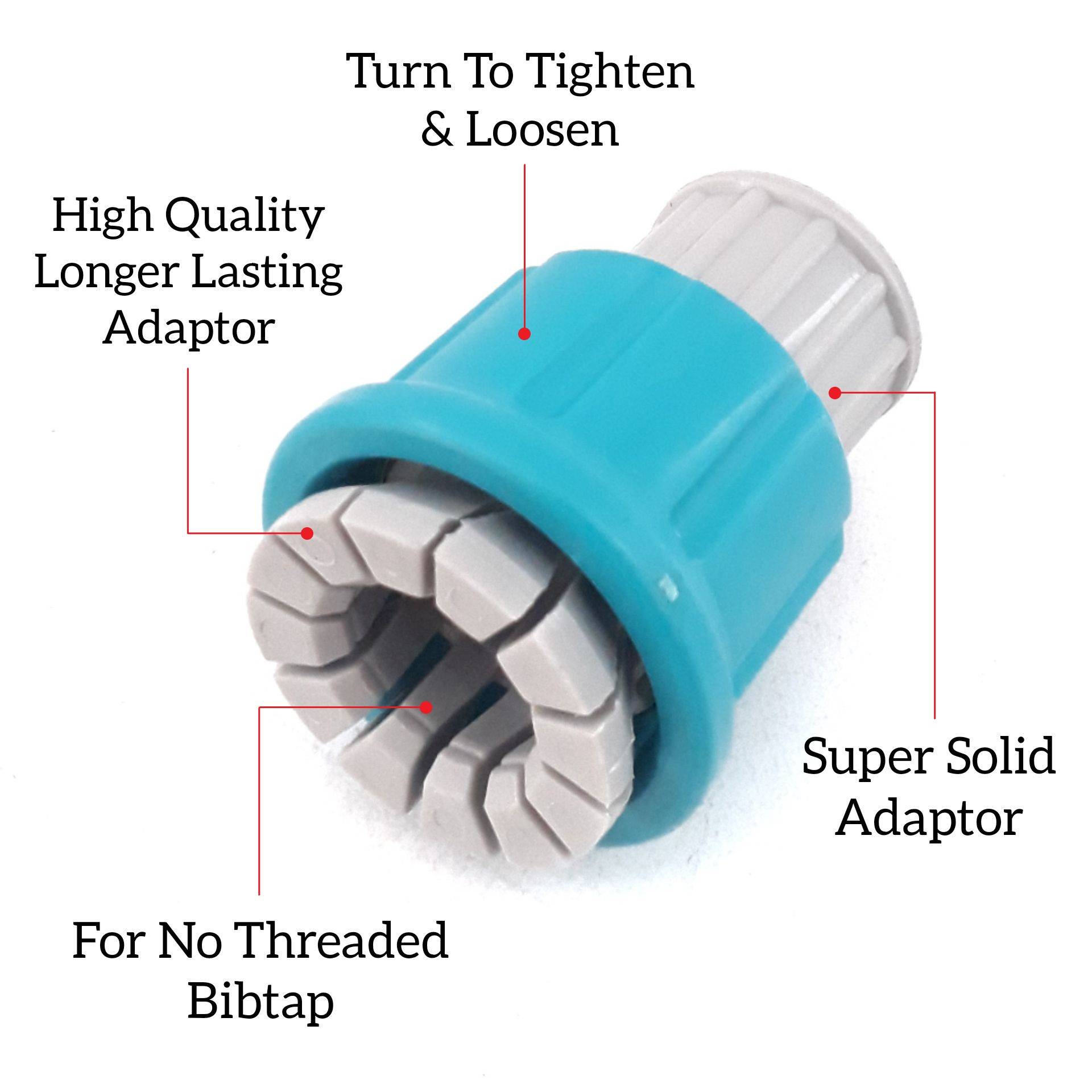 SPECIAL UNIVERSAL HOSE CLIP HOSE ADAPTOR FOR ALL NO WATERBIBTAP BIBTAP