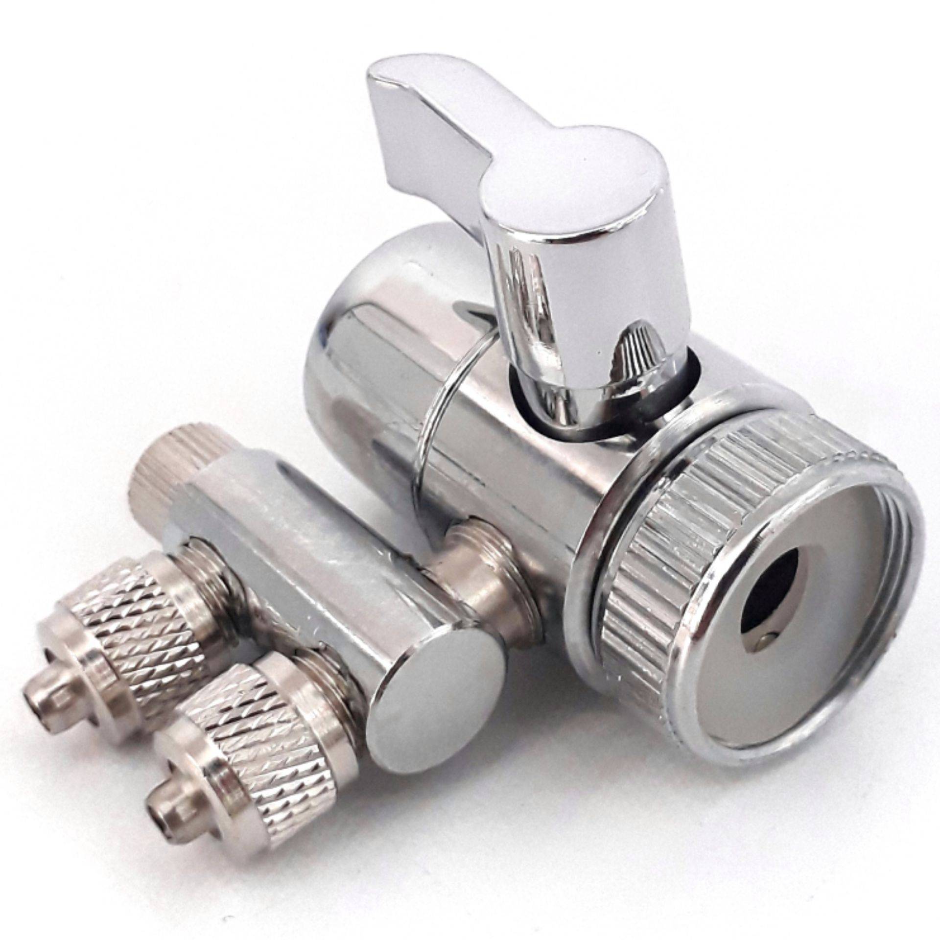 1/4" WATER FILTER 2 WAY KITCHEN SINK FAUCET ADAPTER DIVERTER VALVE