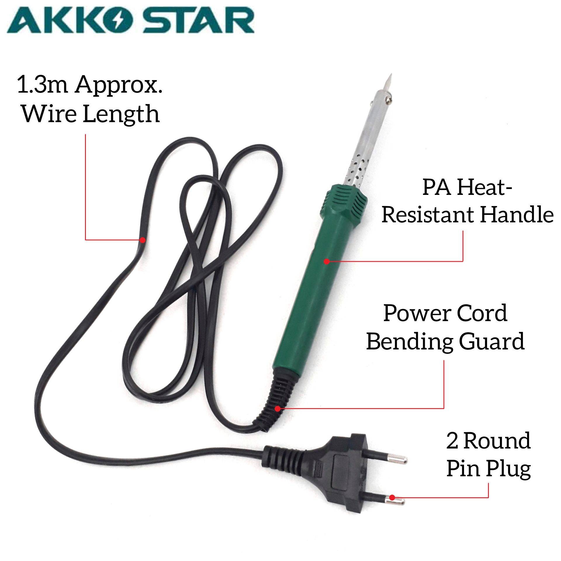 productAKKO STAR 30W LONG LIFE SOLDERING IRON FOR PCB ELECTRONIC SOLDER WORK