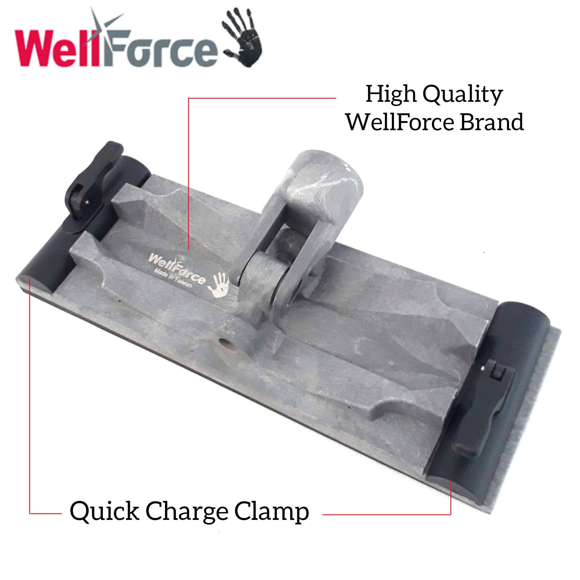 WELLFORCE HEAVY DUTY SAND PAPER POLE SANDER THREADED HOLE FOR