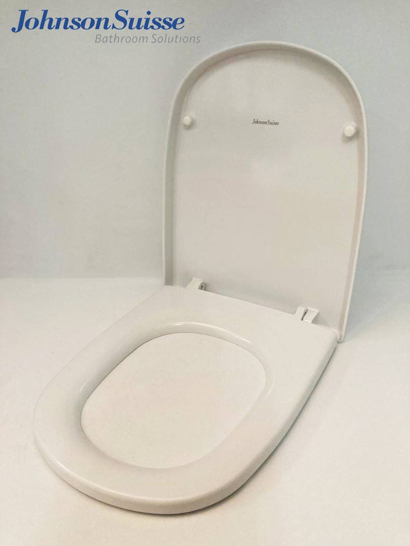 JOHNSON SUISSE HEAVY DUTY SOFT CLOSE MODENA TOILET SEAT COVER