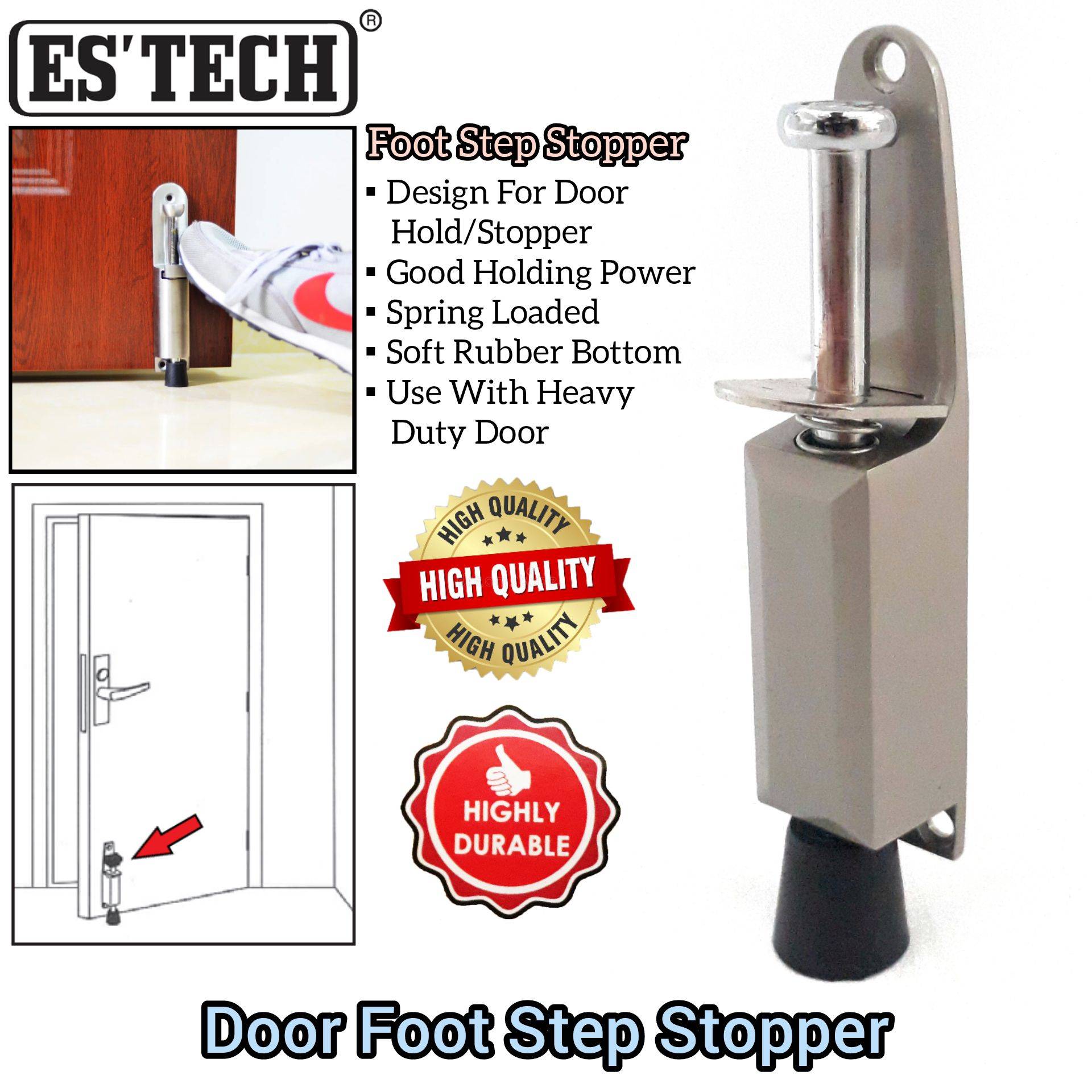 SPRING FOOT STEP STOPPER FOR ENTRANCE DOOR HOUSE