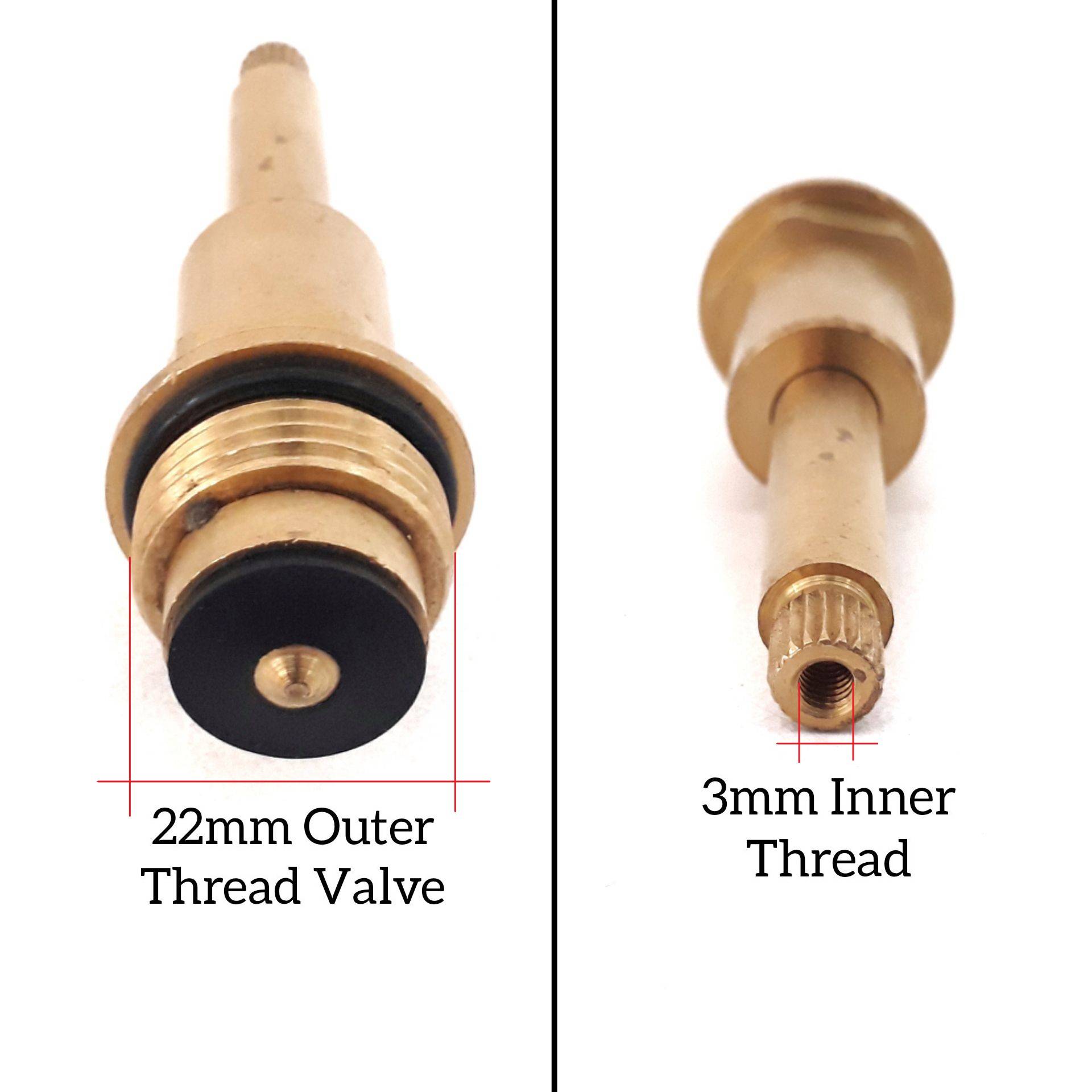 SOLID DURABLE LONG CONCEALED SHOWER VALVE CARTRIDGE RUBBER WASHER FOR