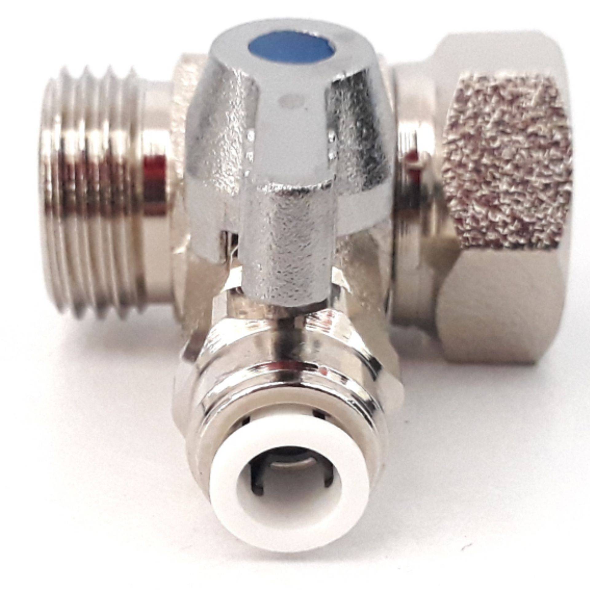 FULL STAINLESS STEEL SS304 WATER FILTER ADAPTER WITH WATER FILTER 1/4