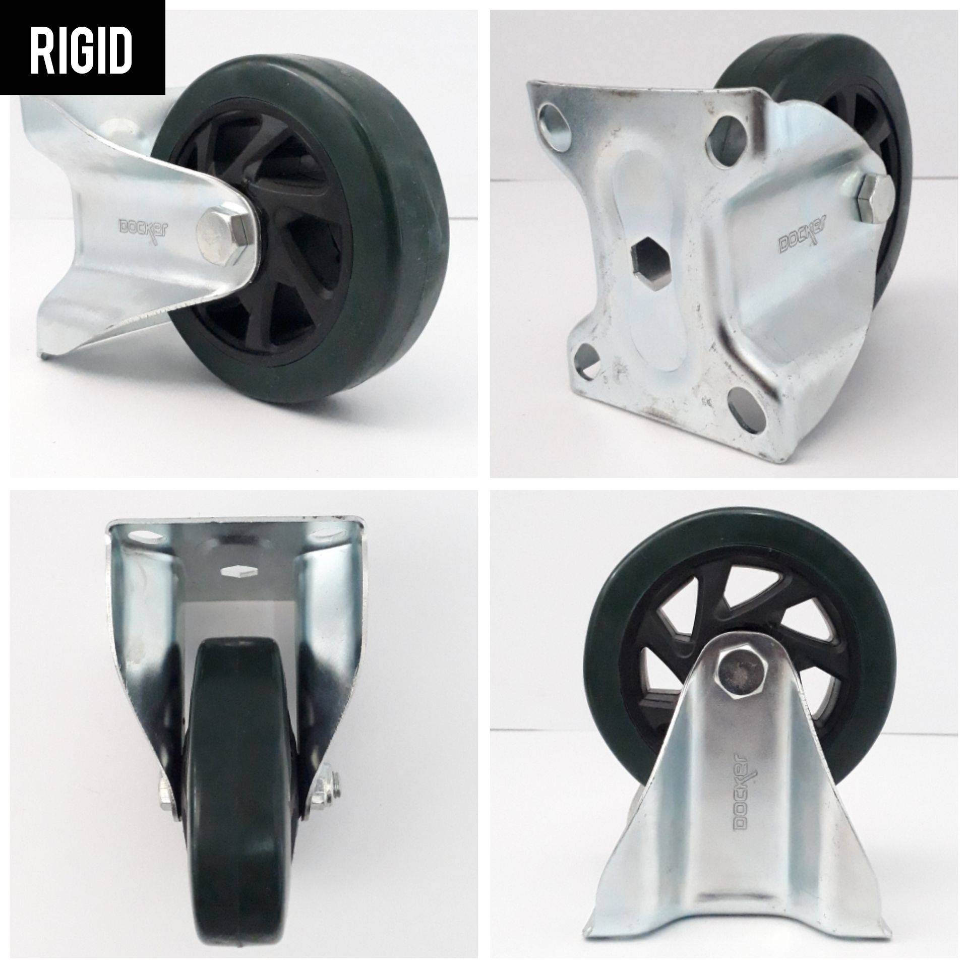 SUPER HEAVY DUTY 300KG HAND TRUCK 5INCH SWIVEL / RIGID PU WHEEL REPLACEMENT