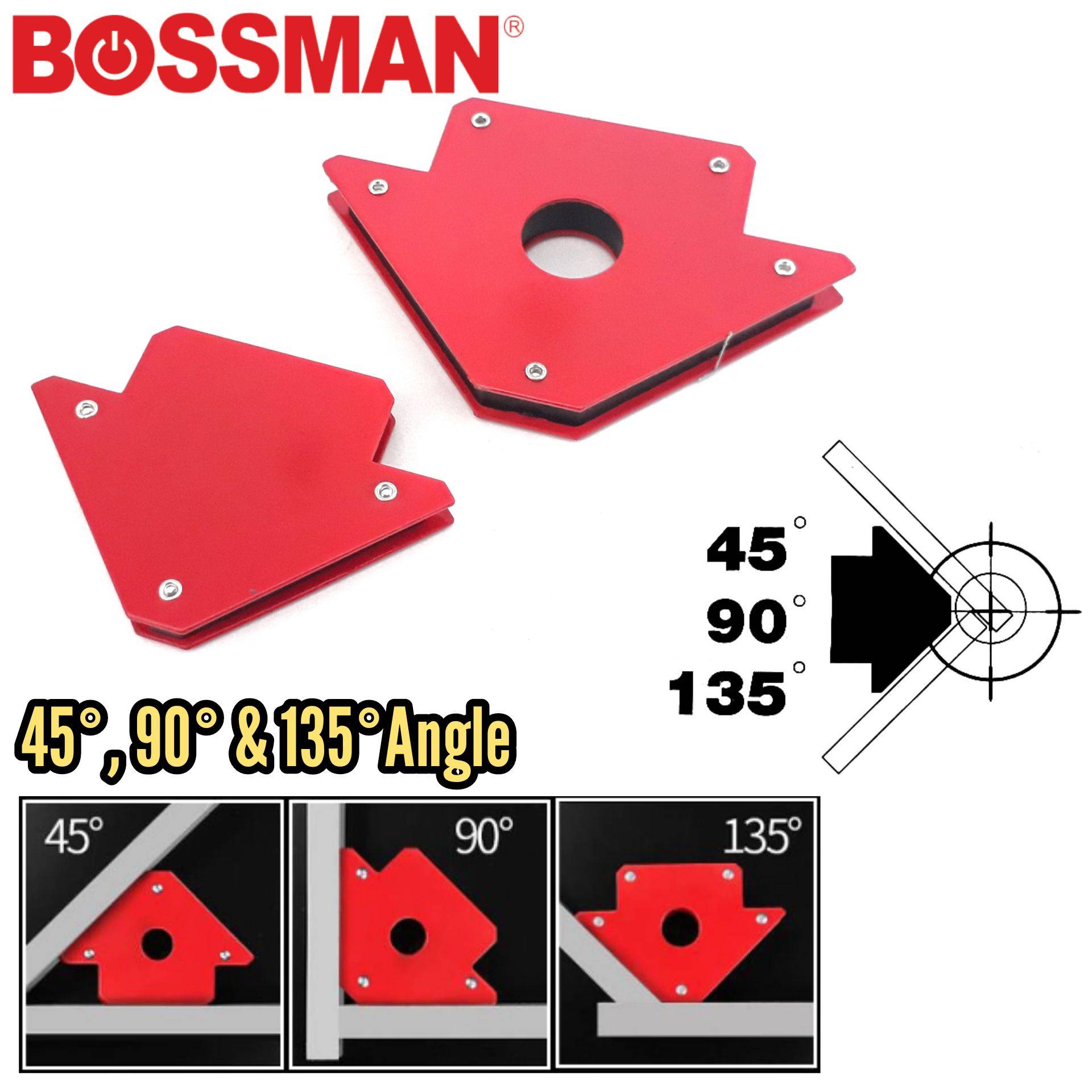 BOSSMAN 3INCH / 4INCH WELDING HOLDER CLAMP FOR WELDING WORK