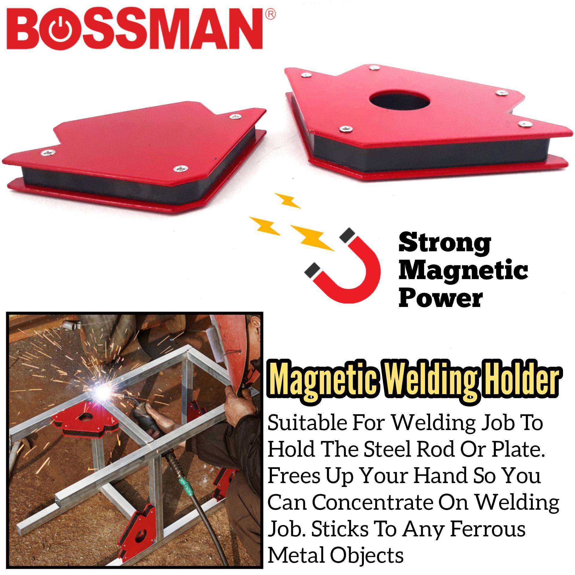 BOSSMAN 3INCH / 4INCH WELDING HOLDER CLAMP FOR WELDING WORK