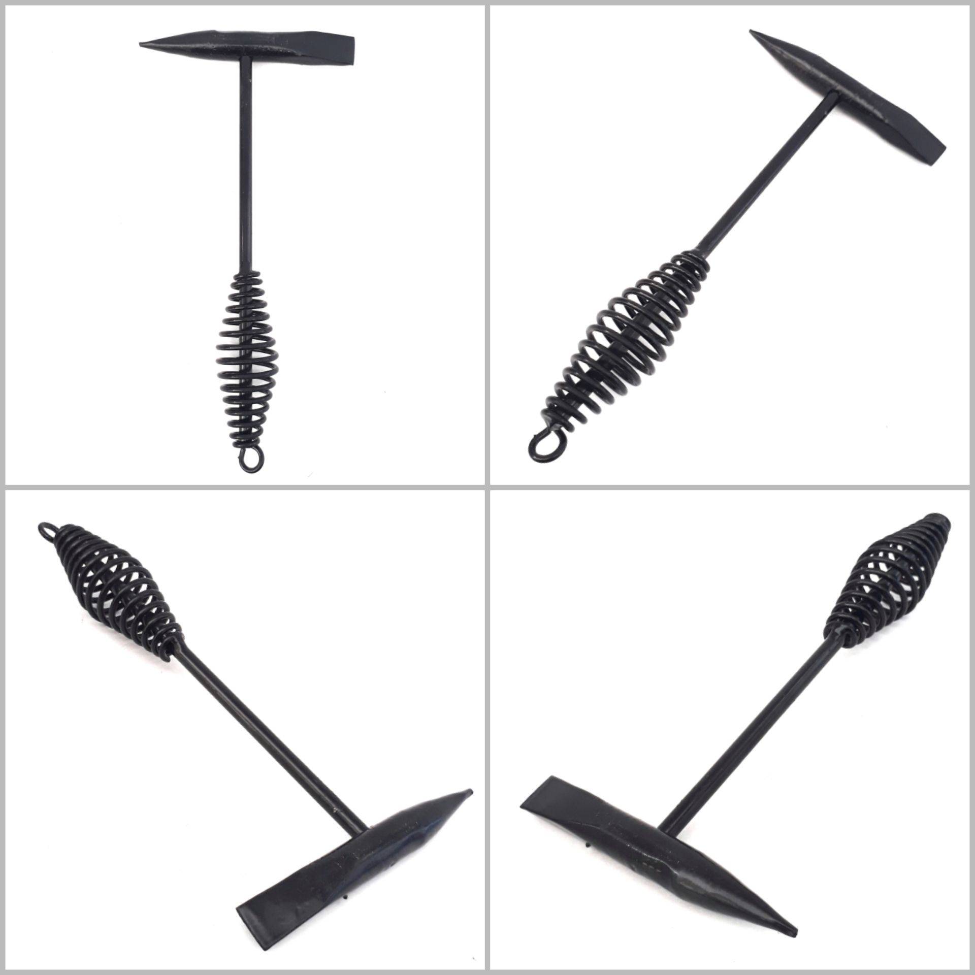 CHIPPING/WELDING HAMMER 300G WITH COIL SPRING HANDLE