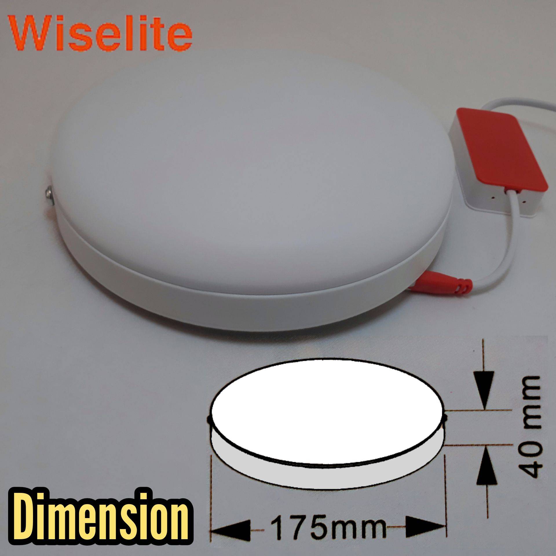 WISELITE 24W SURFACE DOWNLIGHT MOUNTED PANEL LED LIGHT