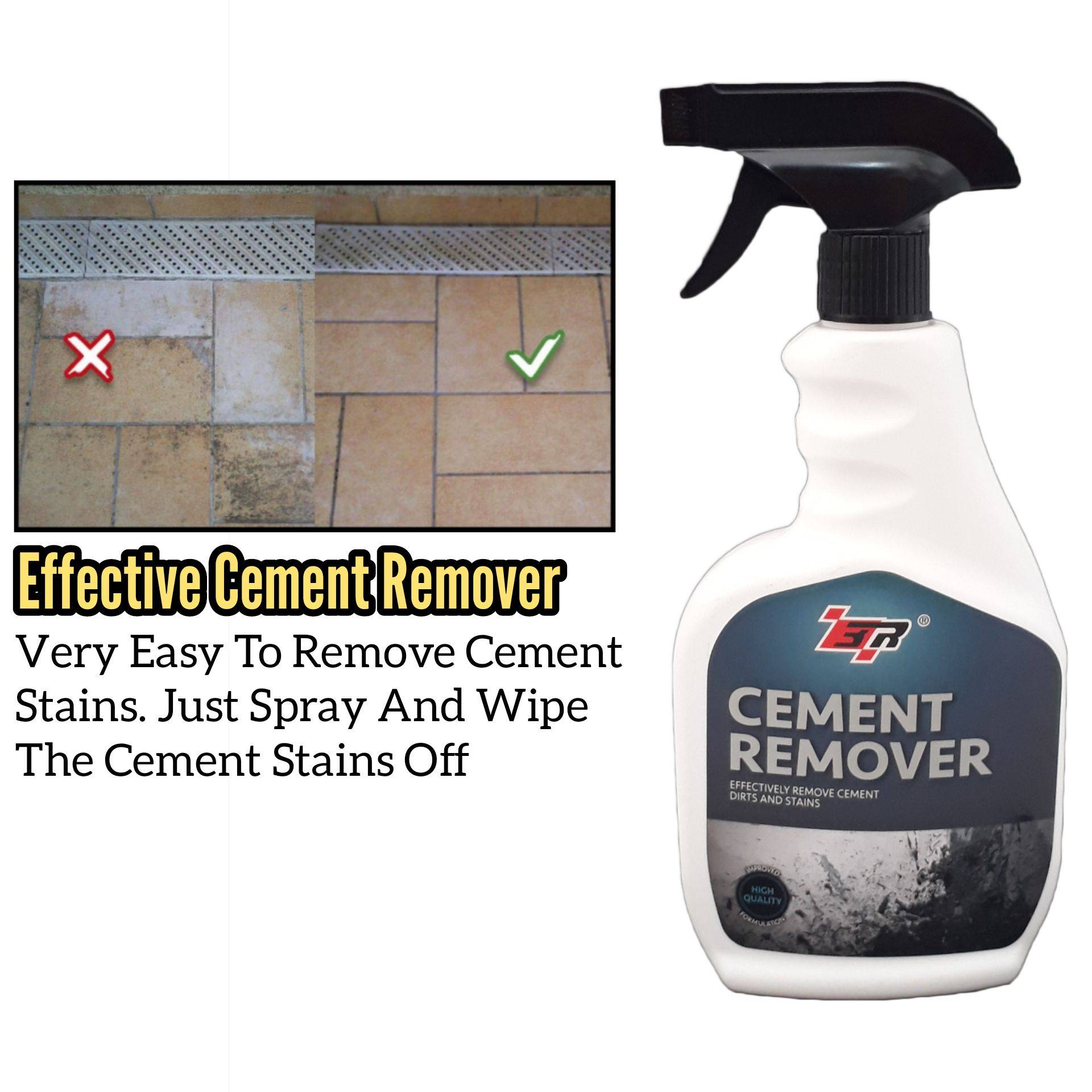 CEMENT REMOVER FOR REMOVING GROUT,CEMENT STAINS RESIDUE ON FLOOR, GROUT