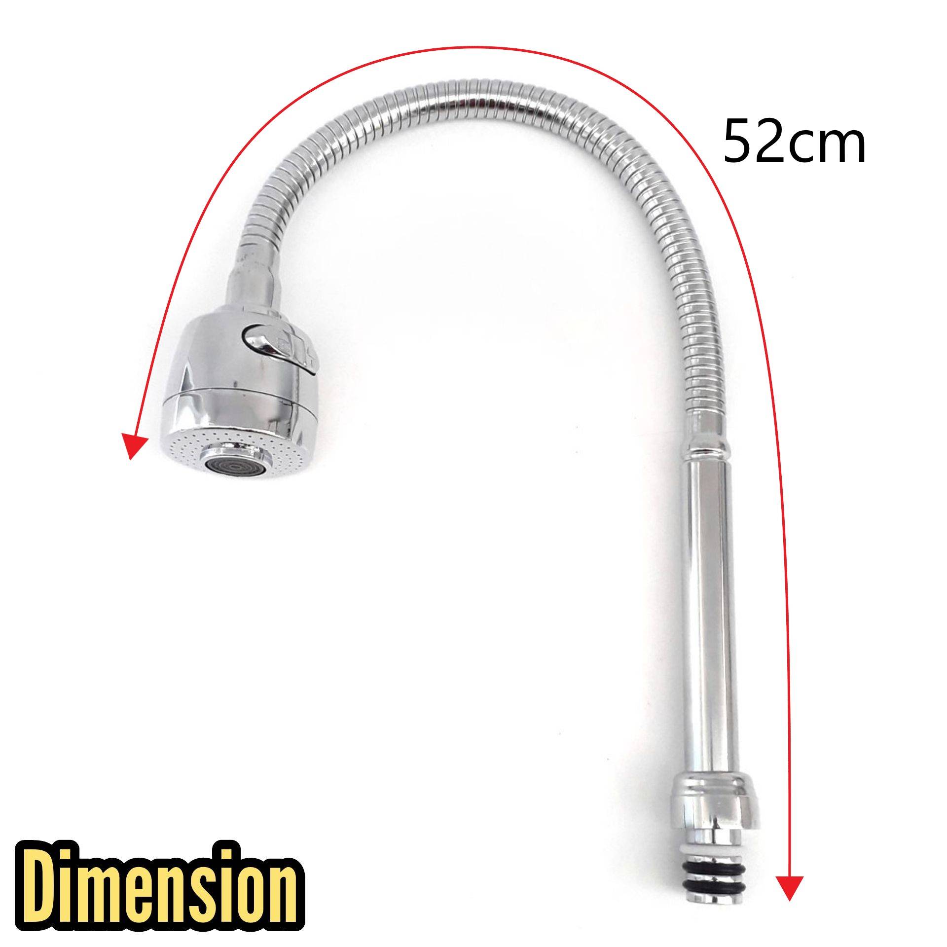 KITCHEN SINK FAUCET TAP FLEXIBLE HOSE ARM (FAUCET PIPE HEAD ONLY)