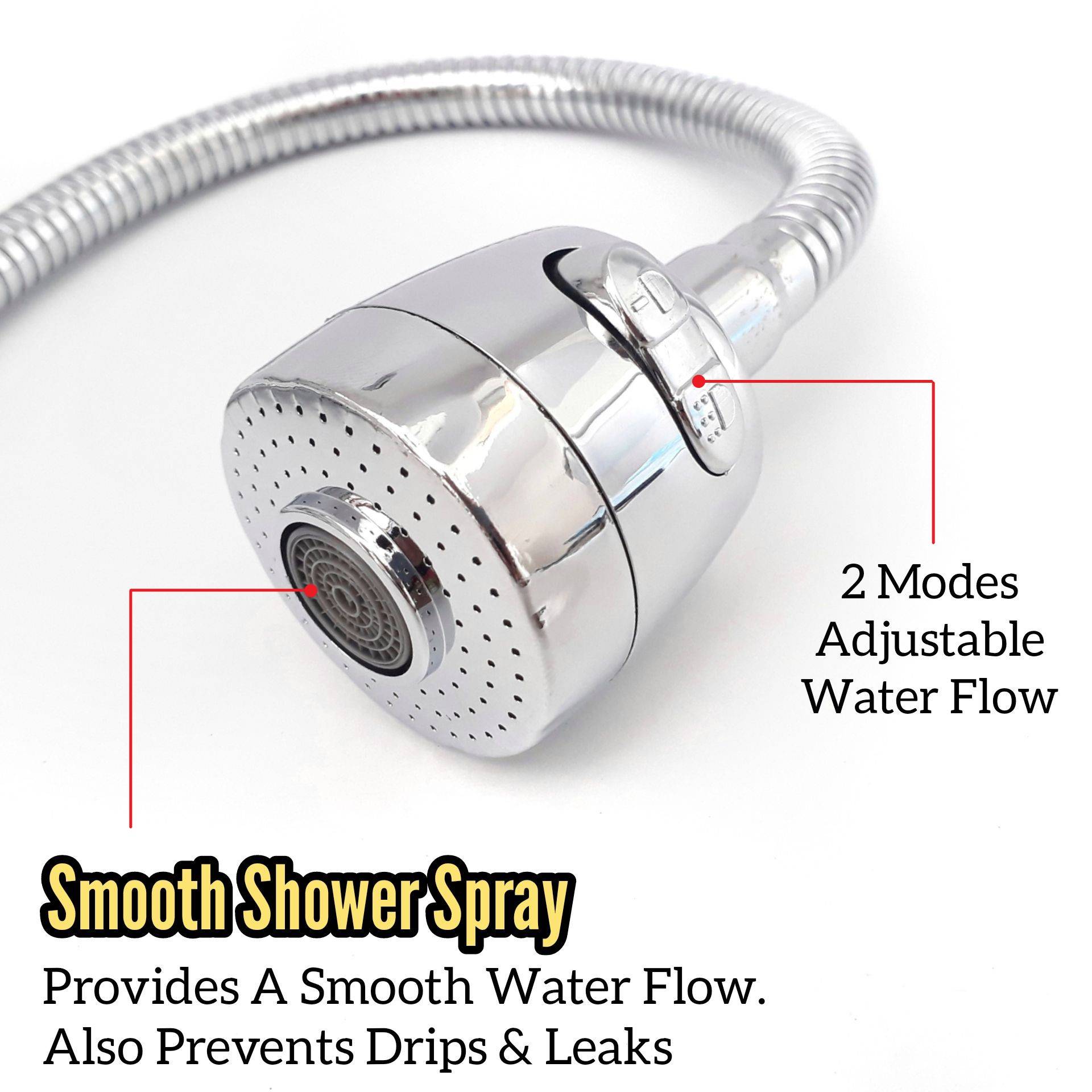 KITCHEN SINK FAUCET TAP FLEXIBLE HOSE ARM (FAUCET PIPE HEAD ONLY)