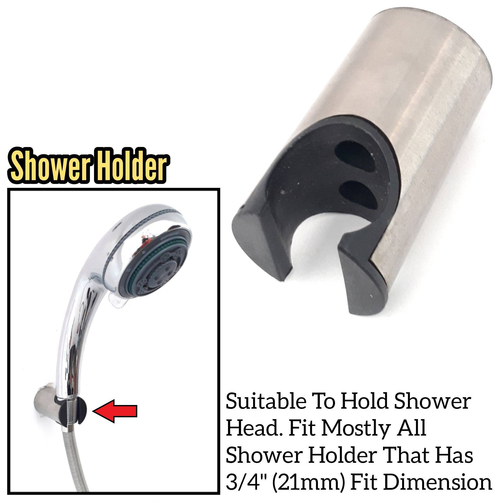 SOLID SHOWER HOLDER FOR BATHROOM HANDHELD SHOWER HEAD HOLDER ACCESORIES