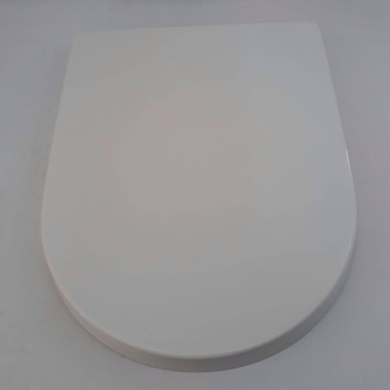 HEAVY DUTY SOFT CLOSE D SHAPE TOILET SEAT COVER 2098 FOR ONE PIECE