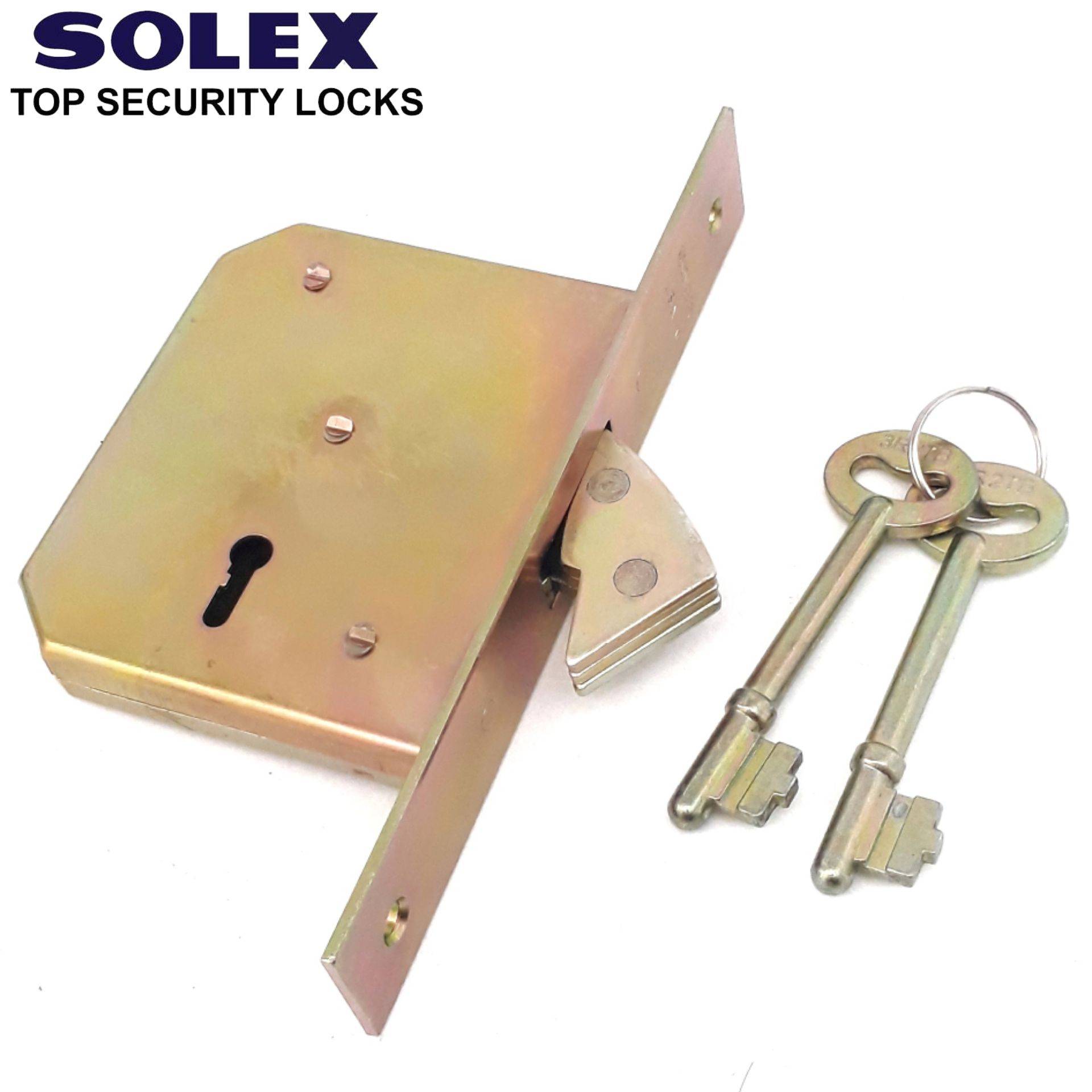 SOLEX MORTISE STEEL HOOK LOCK FOR STEEL GRILL DOOR MORTISE LOCK