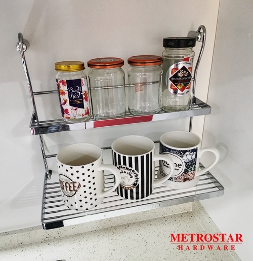 2Tier Kitchen Rack MultiPurpose Metrostar Hardware