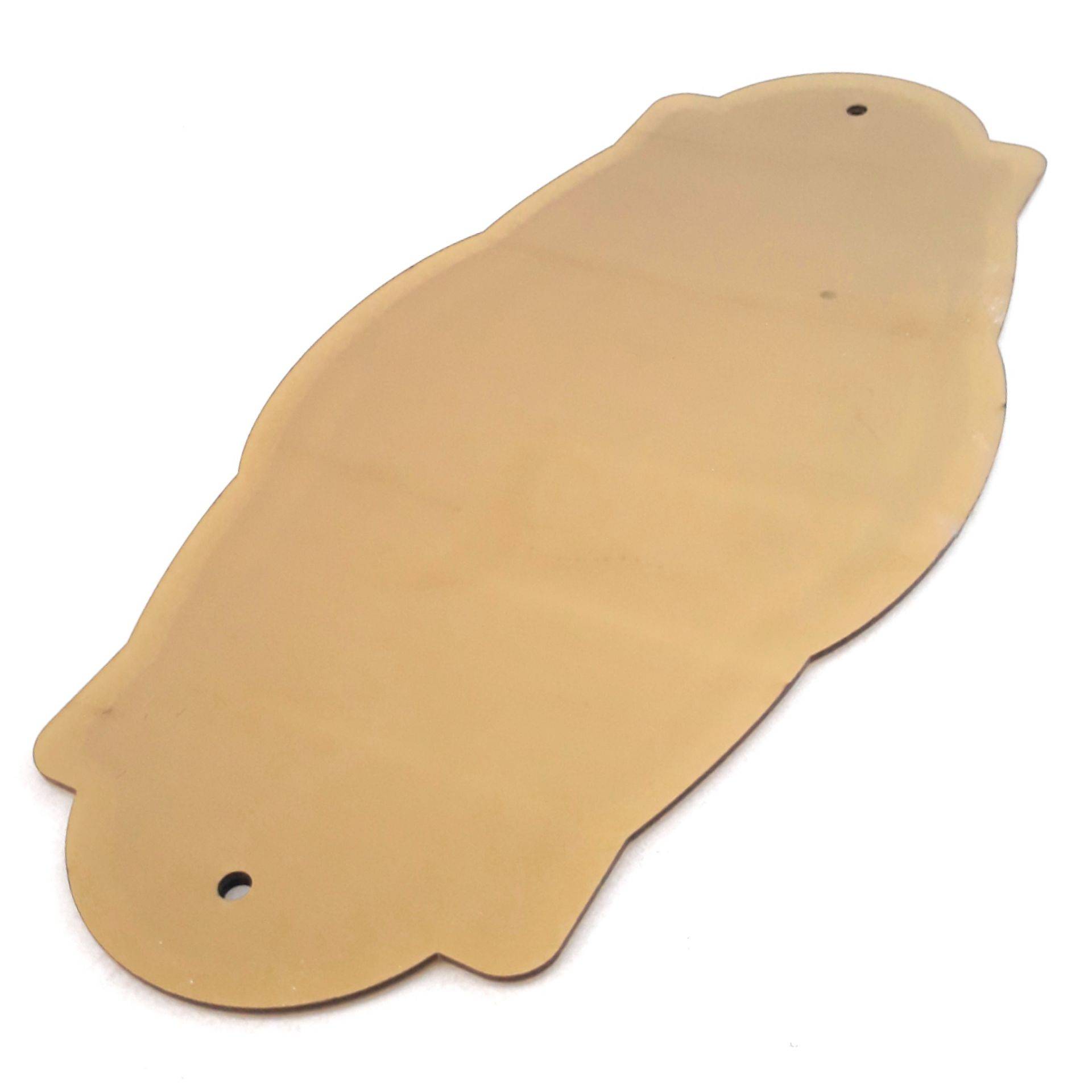 ELEGANT BLACKGOLD ACRYLIC HOUSE NUMBER PLATE FOR HOME DECORATION