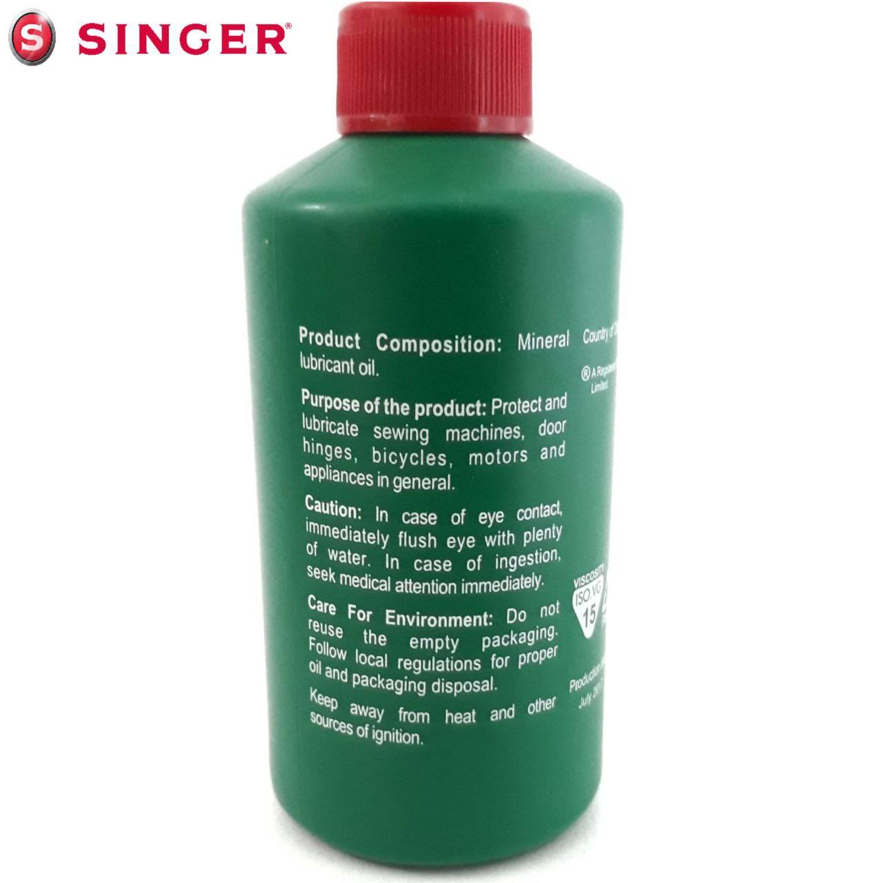 SINGER ALLPURPOSE OIL LUBRICANT FOR MECHANICAL PARTS , BICYCLE