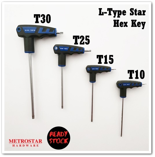 Star Key Set of 13 - Long Arm | FaithfullTools.com