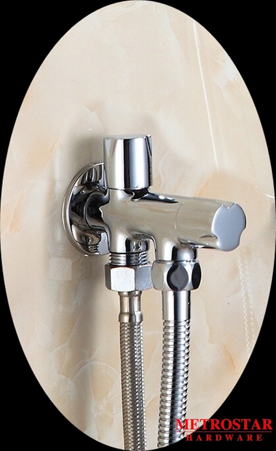 Aimer Brass Chrome Angle Valve Faucet Bidet