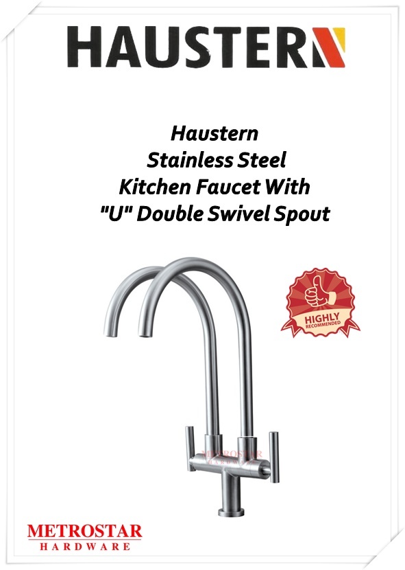 Haustern Stainless Steel Kitchen Faucet With 
