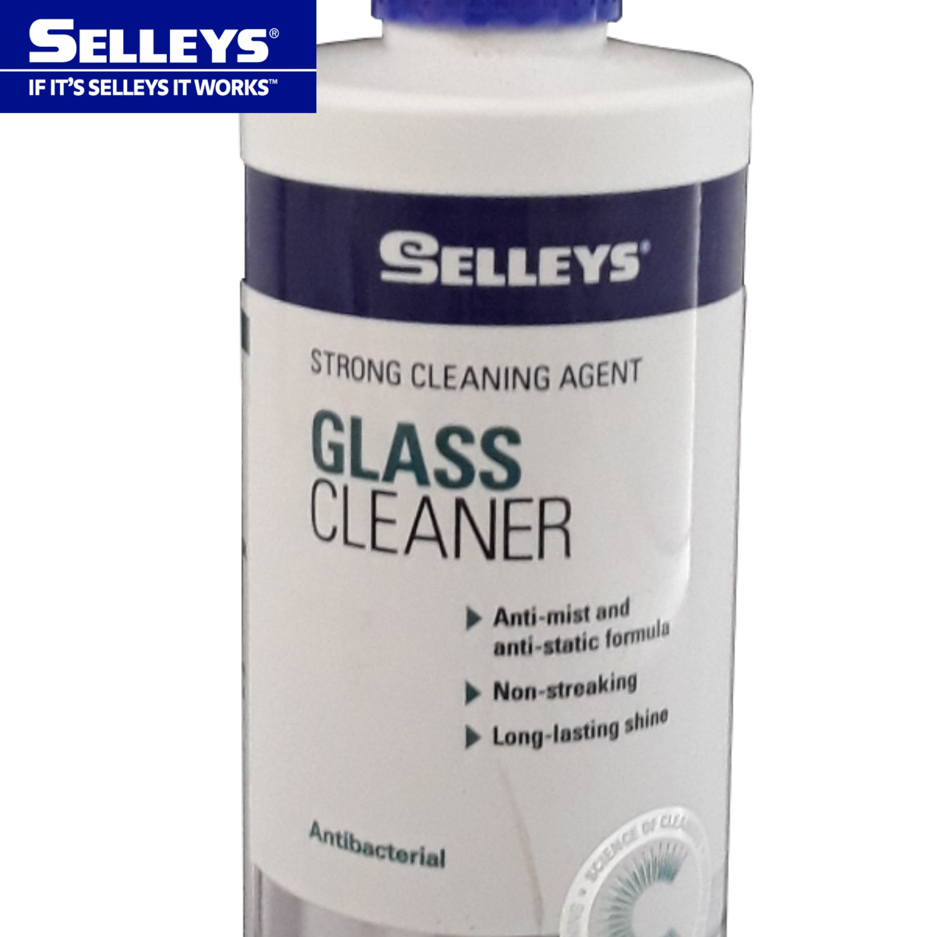 SELLEYS GLASS CLEANER 500ML FOR CLEANING GLASS, MIRRORS AND ALUMINIUM
