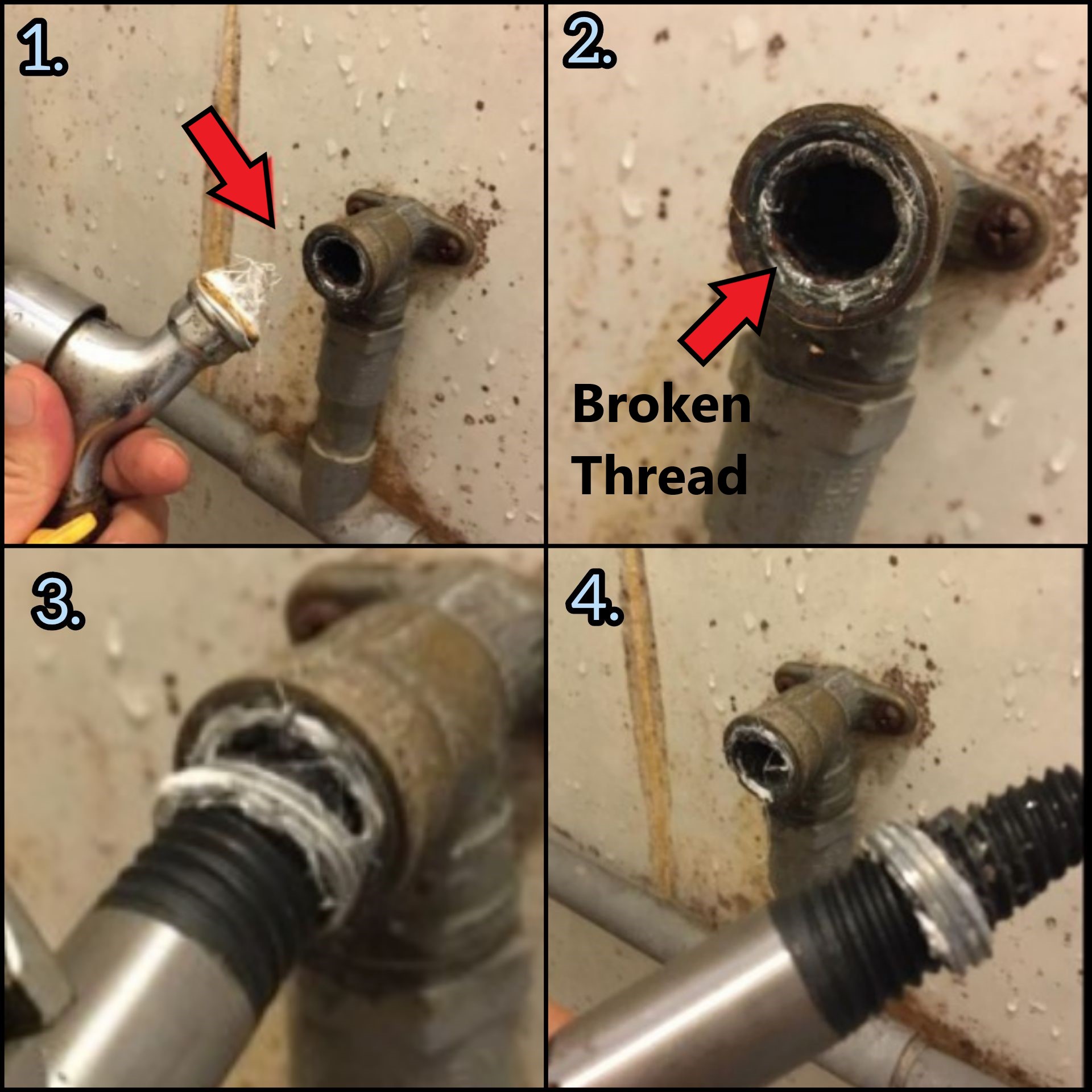 How To Get Broken Pipe Out Of Thread 1/2" - 3/4" (12MM - 18MM) 2 WAY SIZE PIPE EXTRACTOR FOR WATER BIB TAP