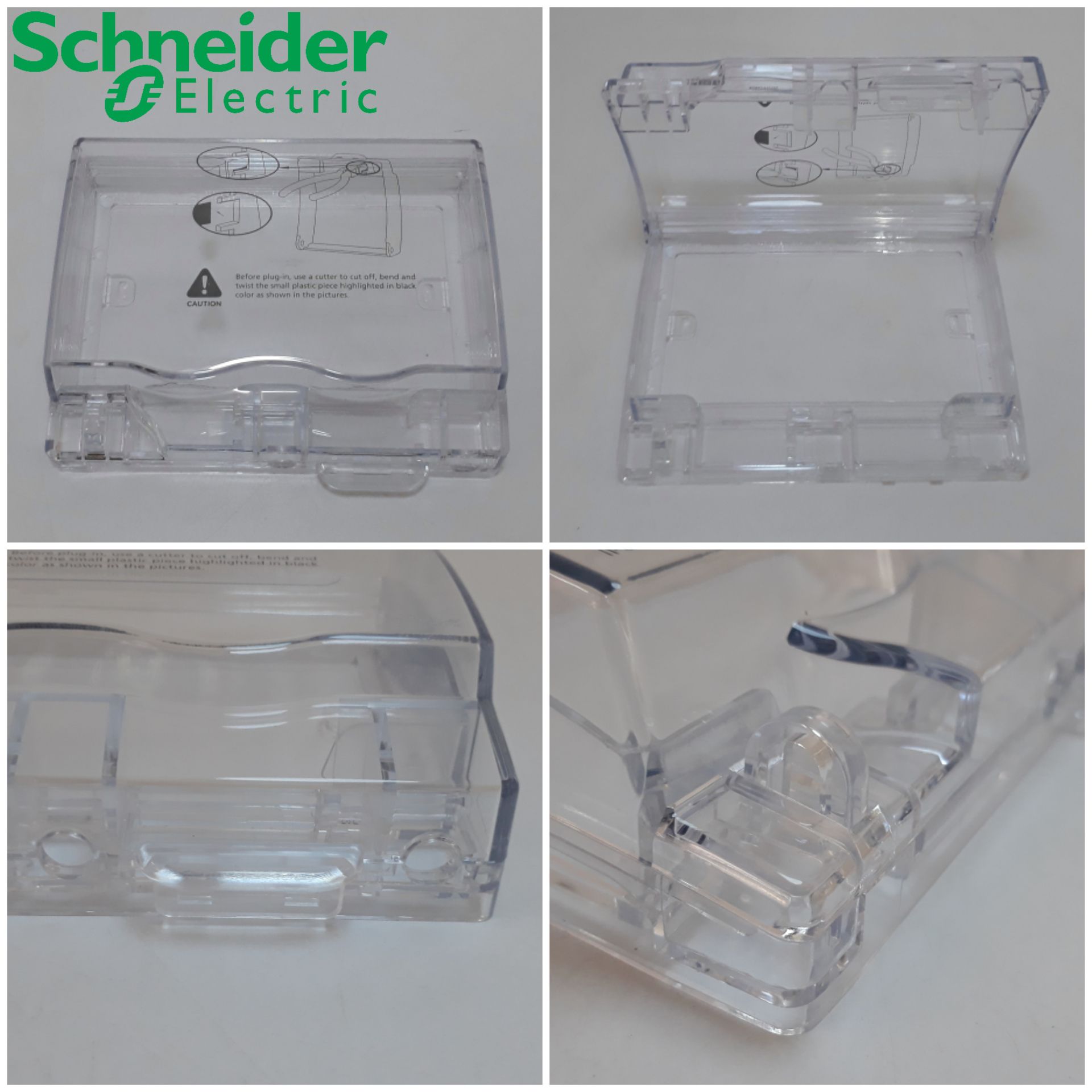 SCHNEIDER HEAVY DUTY WEATHERPROOF THICK COVER TRANSPARENT DOUBLE TWO