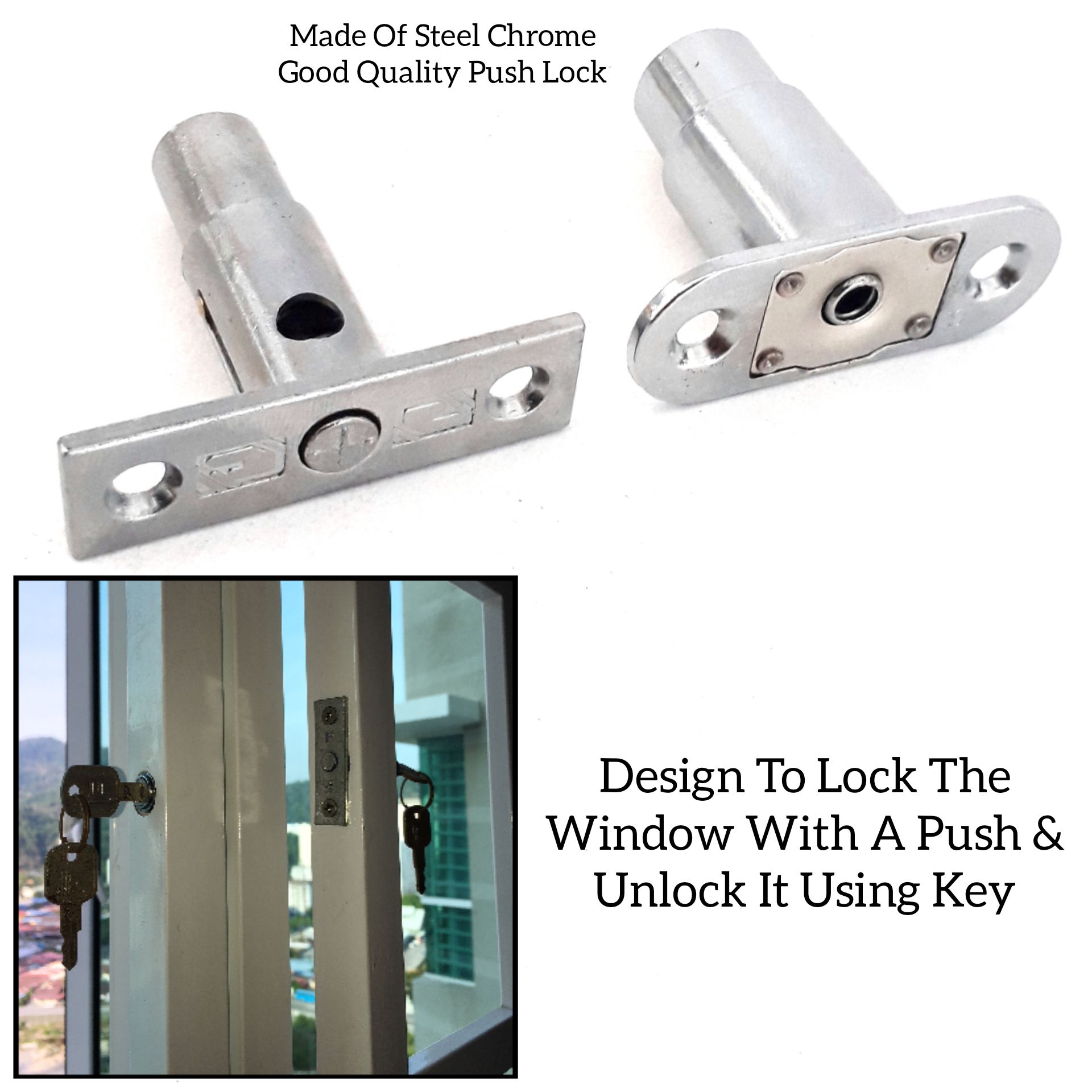 HOME WINDOW PUSH LOCK FOR WINDOW LOCK
