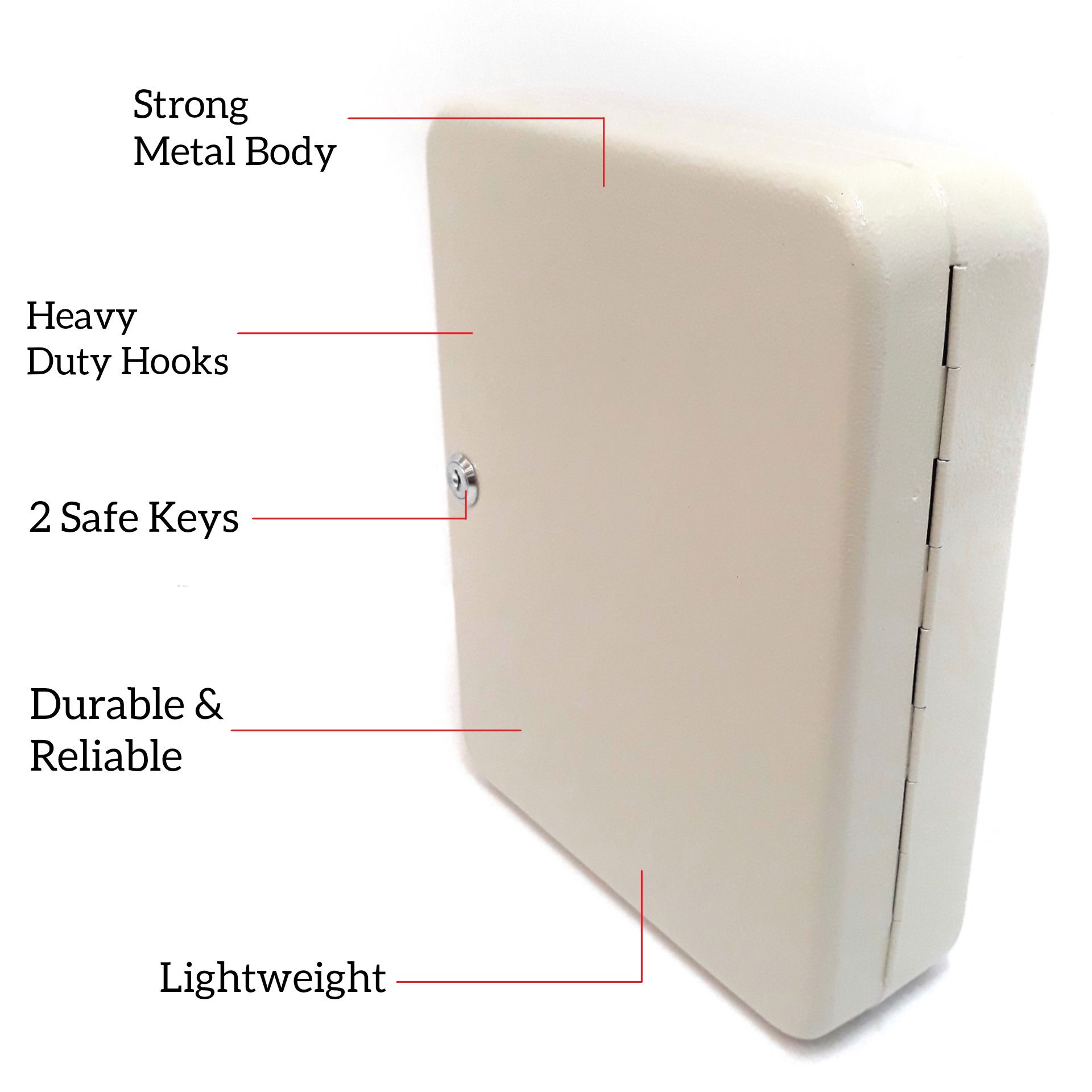 SAFETY AND SECURITY WALL MOUNTED METAL STEEL KEY BOX FOR HOME OFFICE